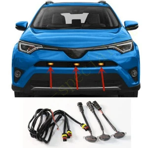 Lámpara LED de humo estilo Raptor estilo Raptor con rejilla delantera para Toyota RAV4 2013-2018 - Imagen 1 de 2