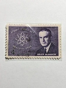 US 4 Cent Brien McMahon Atomic Energy Act Stamp 1962 Scott #1200 MNH US122 - Picture 1 of 3