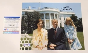 Rara Fotografía Firmada de Jimmy Carter y Rosalynn Carter 8X10 - 39o Presidente-PSA - Imagen 1 de 7