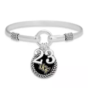 UCF Central Florida Knights Graduation Year 2023 Silver Bracelet Jewelry - Picture 1 of 1