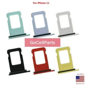 Sim Card Holder Slot Tray Replacement for iPhone 11 A2111 A2221 A2223 - Picture 1 of 27