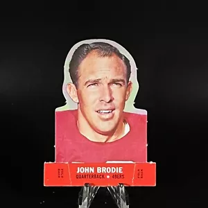 JOHN BRODIE 1968 TOPPS FOOTBALL STAND-UPS SAN FRANCISCO 49ERS Vintage ANSEHEN!! - Bild 1 von 2