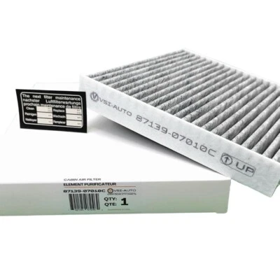 OEM-QUALITY FOR TOYOTA VSI-AUTO BEST CHARCOAL CABIN AIR FILTER 87139-07010 C NEW - Image 1 of 4