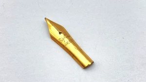 VINTAGE BIG BEN NO 1 FOUNTAIN PEN NIB ONLY SEMI FLEXIBLE 14K MEDIUM NIB DENMARK - Foto 1 di 5