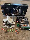 LEGO Icons 10275 Elf Club House Winter Village 99.9% COMPLETE W/ Box And Manual