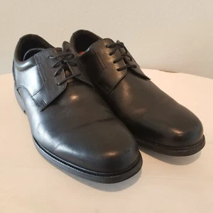 Zapatos de vestir Oxford Rockport Charles Road punta lisa para hombre 13 W profesionales negros - Imagen 1 de 10
