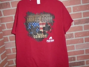 PINE RIDGE DUDE RANCH LOGO "TRUE GRIT" MENS TSHIRT SIZE XLARGE - Picture 1 of 3