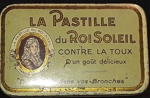 Alte lithographierte Blechdose La Pastille du ROI SOLEIL Nr. 705/130 - Bild 1 von 4