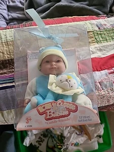 JC Toys Lots to Cuddle Babies Blue Soft Body Baby Doll with Tiger Toy - Picture 1 of 4