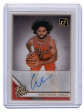 2019 Panini Clearly Donruss Coby White Rated Rookie Autographs Holo Gold SSP /5