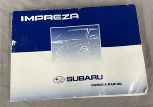 SUBARU IMPREZA OWNERS MANUAL HANDBOOK TURBO WRX STI HAWKEYE Mk2 2004-2007 A55 - Picture 1 of 2