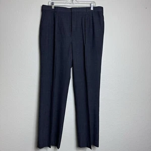 Neil Martin Men's Wool Blend Gray Pleated Pants Made in USA 38x32 - Picture 1 of 4