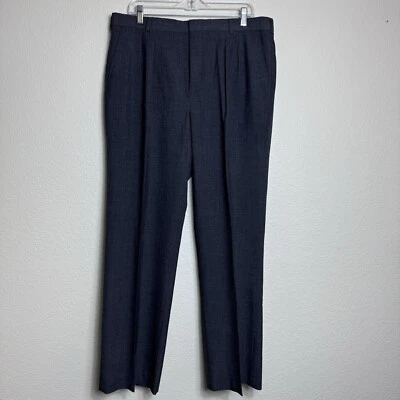 Neil Martin Men's Wool Blend Gray Pleated Pants Made in USA 38x32 - Image 1 of 4
