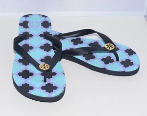 TORY BURCH INFRADITO MONOGRAM INFRADITO sandali con perizoma in gomma taglia 9 - Foto 1 di 7