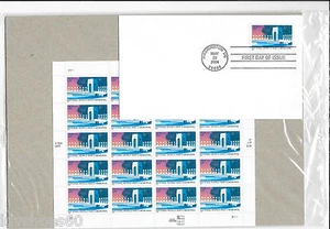 Estampillas conmemorativas de la Segunda Guerra Mundial 37c USPS panel completo como nuevas Scott #3862 cubierta del primer día - Imagen 1 de 1