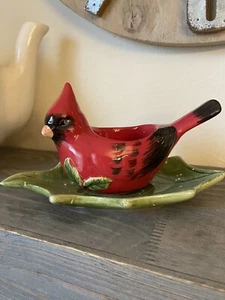 Yankee Candle Cardinal Teelicht Christmas Holiday Retired Birds - Bild 1 von 5