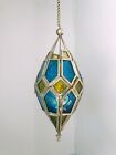 Moroccan Style Hanging Glass Lantern Tea Light Holder