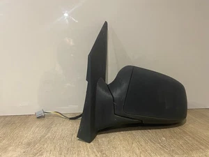 FORD FIESTA 2007 ELECTRIC DOOR MIRROR N/S PASSENGER SIDE BLACK PLASTIC - Picture 1 of 2