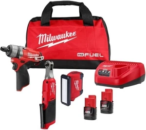 Milwaukee 2401-23B || M12 Fuel 3 Piece Combo Kit - Picture 1 of 2