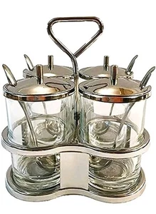 Juego de almacenamiento de condimentos de cocina tailandesa contenedor picante de hierbas de acero inoxidable - Imagen 1 de 4