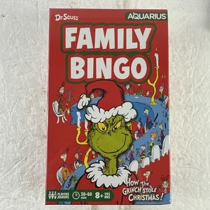 Wassermann Dr. Seuss Wie der Grinch Weihnachten stahl Spaß Familie Bingo Spieleabend - Bild 1 von 2