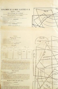 La Mode illustree 1889 # 18 & son Patron with Pattern - Picture 1 of 4