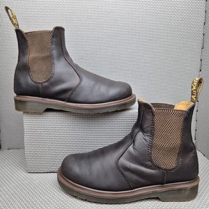 Dr Martens Chelsea Boots Women's UK 4 Brown Crazy Horse Soft Leather Docs 2976 - Picture 1 of 10