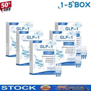 GLP-1 Weight Loss Oral Drops for Intestinal Slimming Boosting Metabolism 1-5 Box - Picture 1 of 23