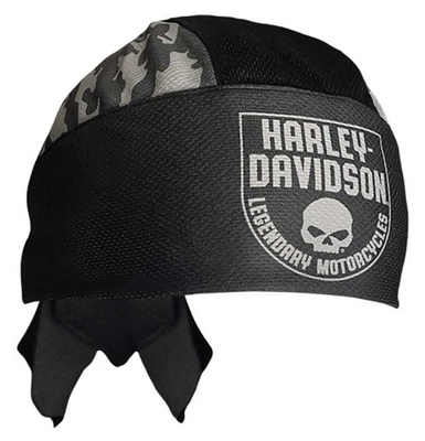 Envoltura para la cabeza Harley-Davidson Willie G calavera poliéster talla única para hombre - negra Foto 1 de 2