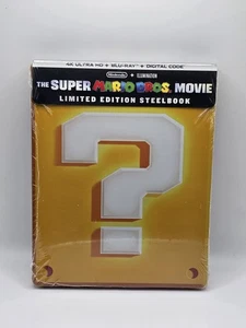 The Super Mario Bros Movie 4K Blu-ray 2024 Steelbook Walmart Limited Edition - Picture 1 of 2