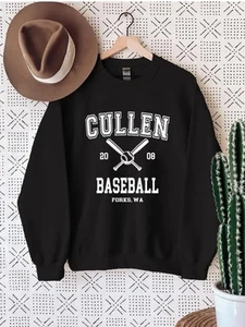 Twilight Saga Cullen Baseball Gabeln, Wa Sweatshirt - mit Bonus 50 wasserdichten Aufklebern - Bild 1 von 3