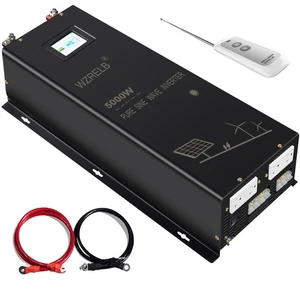 Inversor de onda sinusoidal pura WZRELB 5000W 48 voltios CC AC 120V 240V potencia de fase dividida - Imagen 1 de 5