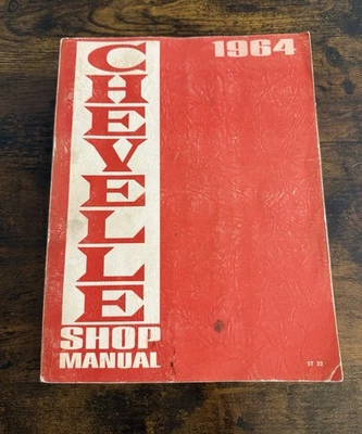Chevrolet Chevelle El Camino Malibu SS 1964 original manual de taller de servicio Foto 1 de 4