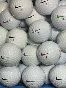 24 Nike Golf Balls Mix Mojo NDX Soft PD Long Soft Green Tick Mint / A Grade - Picture 1 of 2