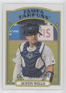 (13) card Austin Wells lot 2021 21 Topps Heritage Minors Rookie Yankees - Imagen 1 de 1