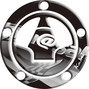 KEITI Fuel Cap Pad RKW-506K 2005-12 KAWASAKI NINJA 250 & 300 Gas Cap Cover Black - Picture 1 of 1
