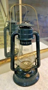 Vintage Blue-Gray DIETZ #80 Blizzard Oil Kerosene Lantern Lamp - Nice! - Picture 1 of 8