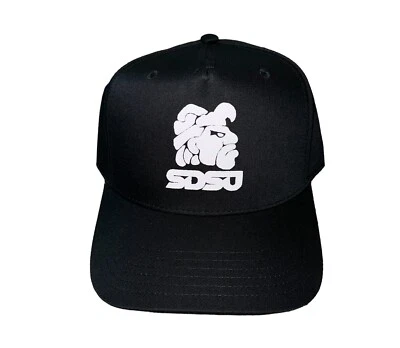 New Custom Retro Vintage SDSU San Diego State University Aztecs Snapback Hat Cap - Image 1 of 4