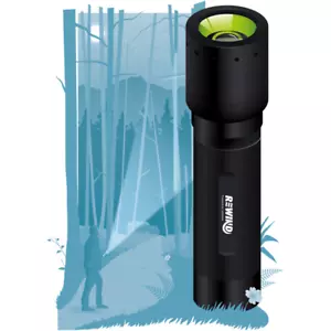 Práctico aluminio antorcha LED robusto de 340 lúmenes alimentado por Ledlenser - Imagen 1 de 6