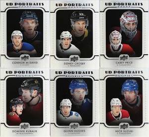 U-Pick UD Portraits Vets & Rookies 2019-20 Upper Deck Series One & Two Insert
