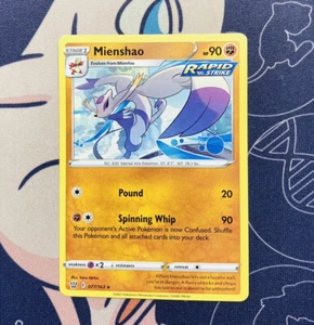 Pokémon TCG Mienshao Sword & Shield - Battle Styles 077/163 Regular Rare NM - Picture 1 of 1