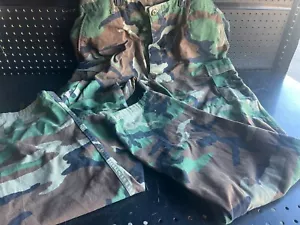 USGI MILITARY BATTLE DRESS UNIFORM WOODLAND BDU TACTICAL CAMO PANTS 38 waist XXL - Picture 1 of 6