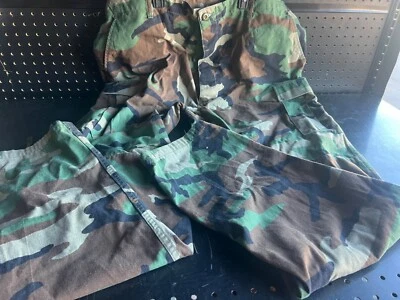 USGI MILITARY BATTLE DRESS UNIFORM WOODLAND BDU TACTICAL CAMO PANTS 38 waist XXL - Image 1 of 4