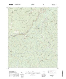 USGS Topographic Map Shining Rock NC Newest 2022 Edition - Picture 1 of 1