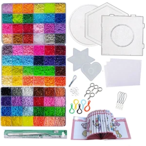 Fuse Beads 72 Colors 2.6Mm Adults Hama Beads Complete Kit Puzzle Toys 24/48 Colo - Picture 1 of 12