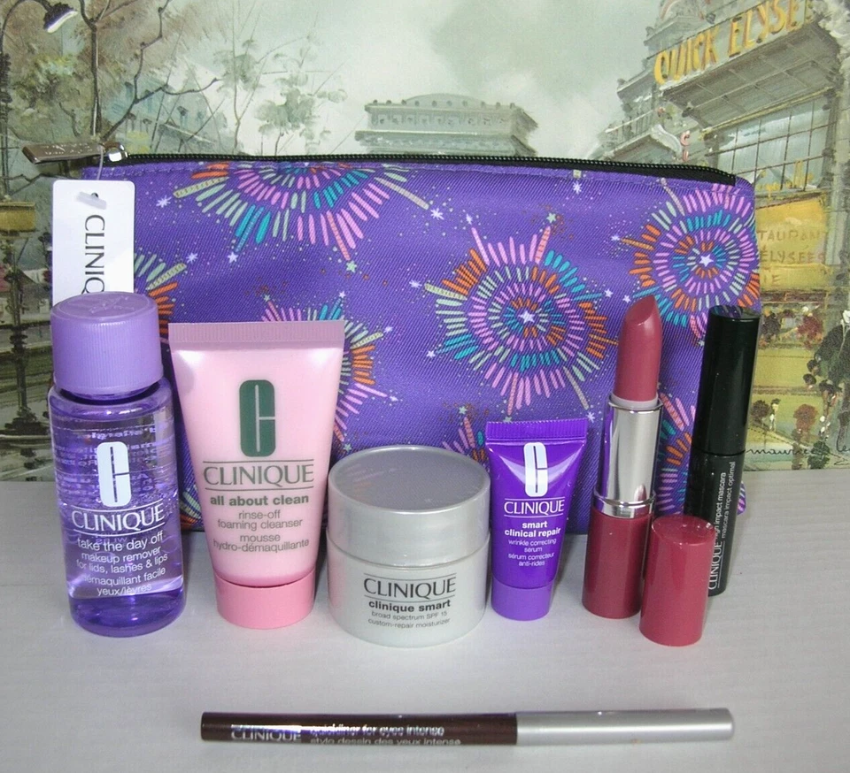 CLINIQUE QUICKLINER 3 CHOCOLATE INTENSO ALTO IMPACTO RÍMEL 14 CIRUELA POP LÁPIZ LABIAL Foto 1 de 1