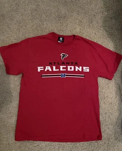 Atlanta Falcons Graphic Shirt Red - Size Large VTG - Picture 1 of 7