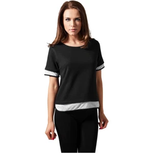 Urban Classics Ladies Terry Mesh Tee Top Shirt Women's Top Sports Shirt - Picture 1 of 10