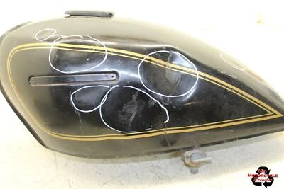 1981 HONDA HAWK 400 BLACK OEM YELLOW GAS TANK FUEL PETROL RESERVOIR  T26 5 - Imagem 1 de 4