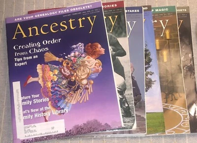 Ancestry.com Magazine Ancestry 2005 Vol 23, NO. 1-6 Bi-Monthly Issues Complete - Image 1 of 4
